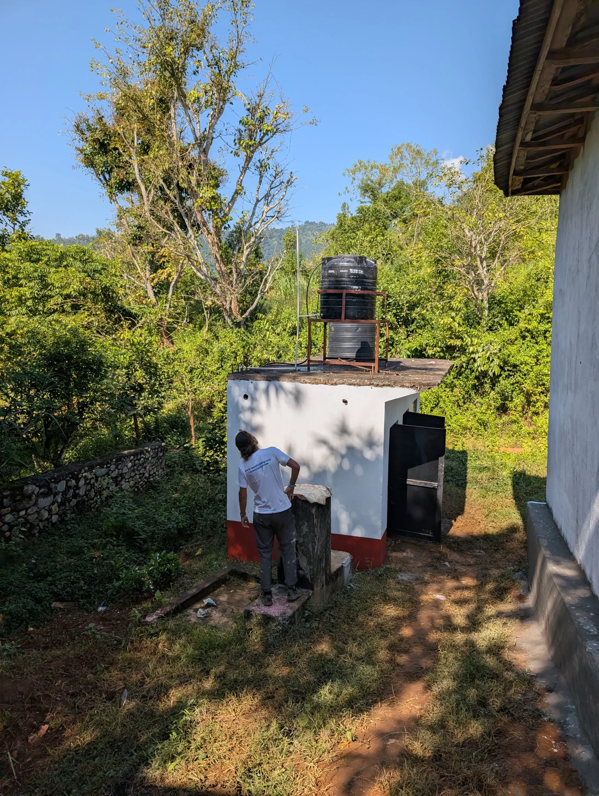 Réservoir d’eau de l’école